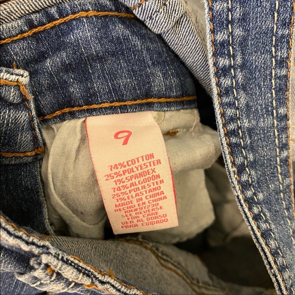 Almost famous jean overalls size 9 - Picture 6 of 8